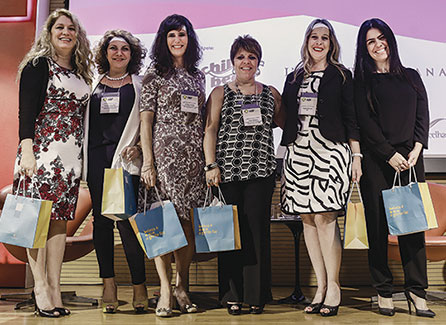 Cristina Franco, Rita de Cassia Poli, Sandra Brandão, Eleine Belavary, Angela Manzoni e Lyana Bittencourt: Diversidade de gênero na liderança