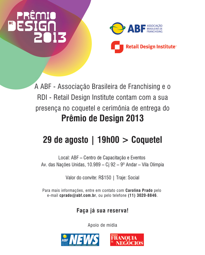 Prêmio de Design 2013