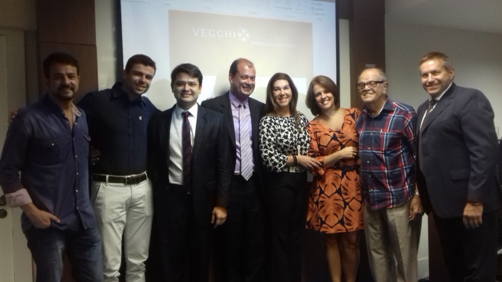 Diretoria da ABF Rio e a consultora Ana Vecchi