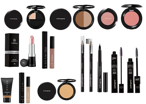 Linha de Maquiagem Mahogany