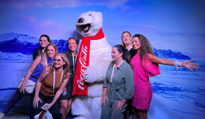 Parte do Grupo ABF durante a visita técnica ao Centro de Inovação da Coca-Cola Company